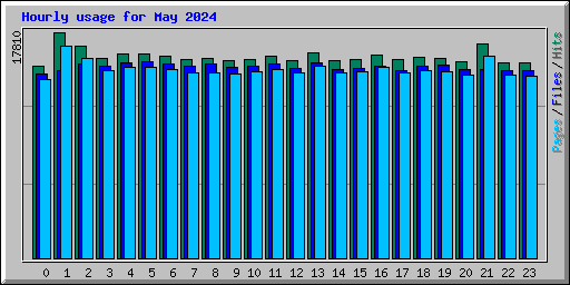 Hourly usage for May 2024